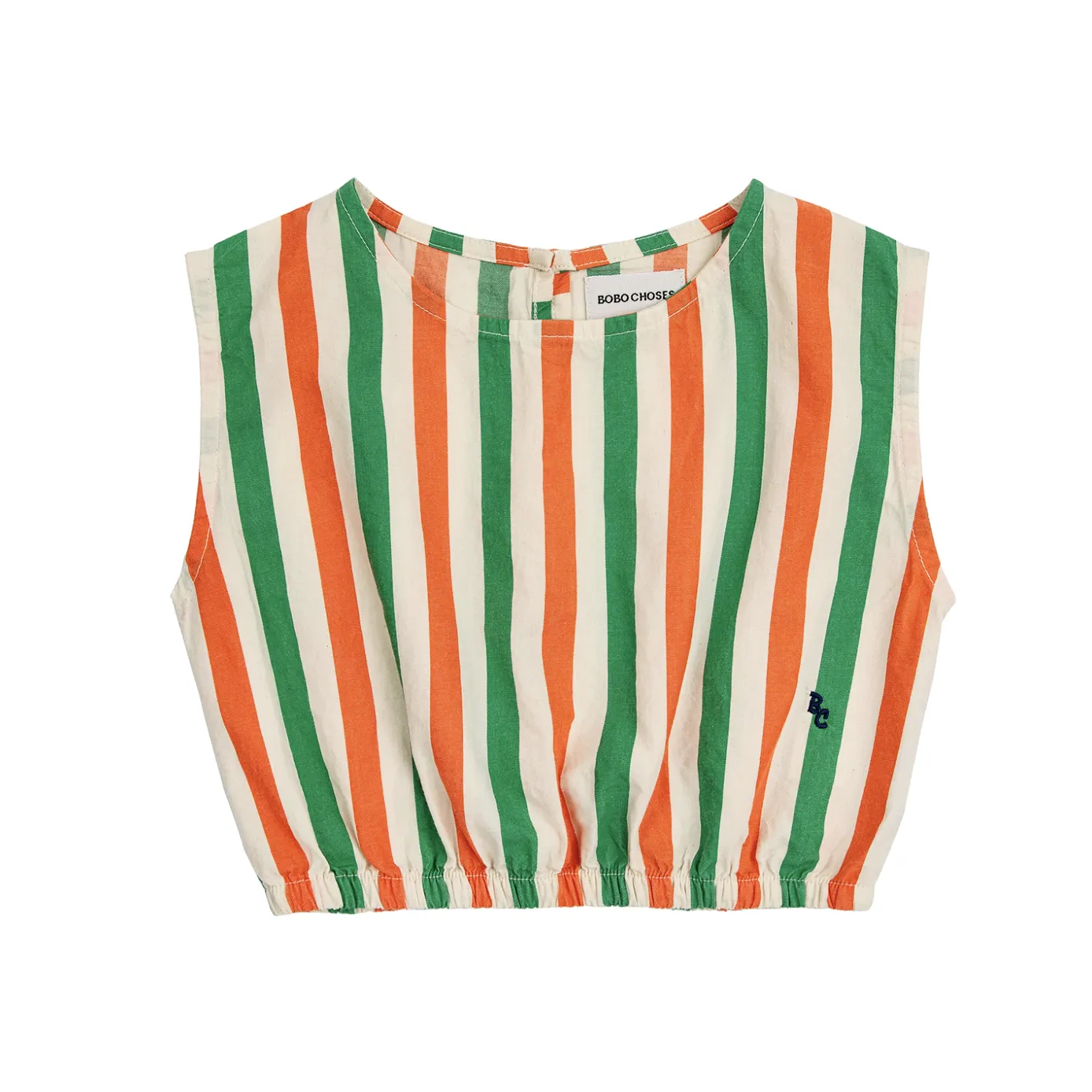 Vertical Stripes Woven Top