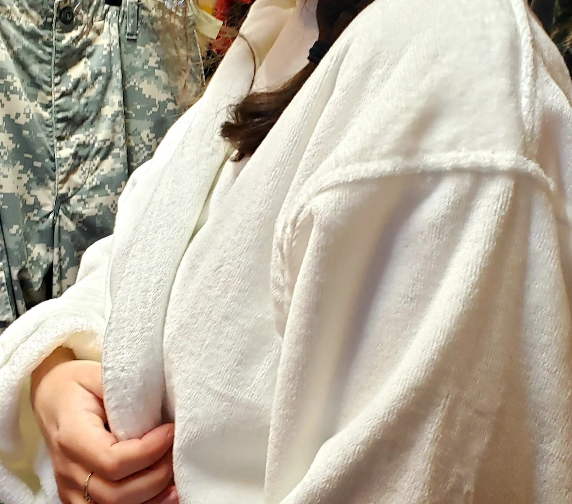 Vintage Luxury Cruise Line Spa Velour Cotton Bathrobe Brugelmann. New With Tags Deadstock. Made in Germany Small - XXXL