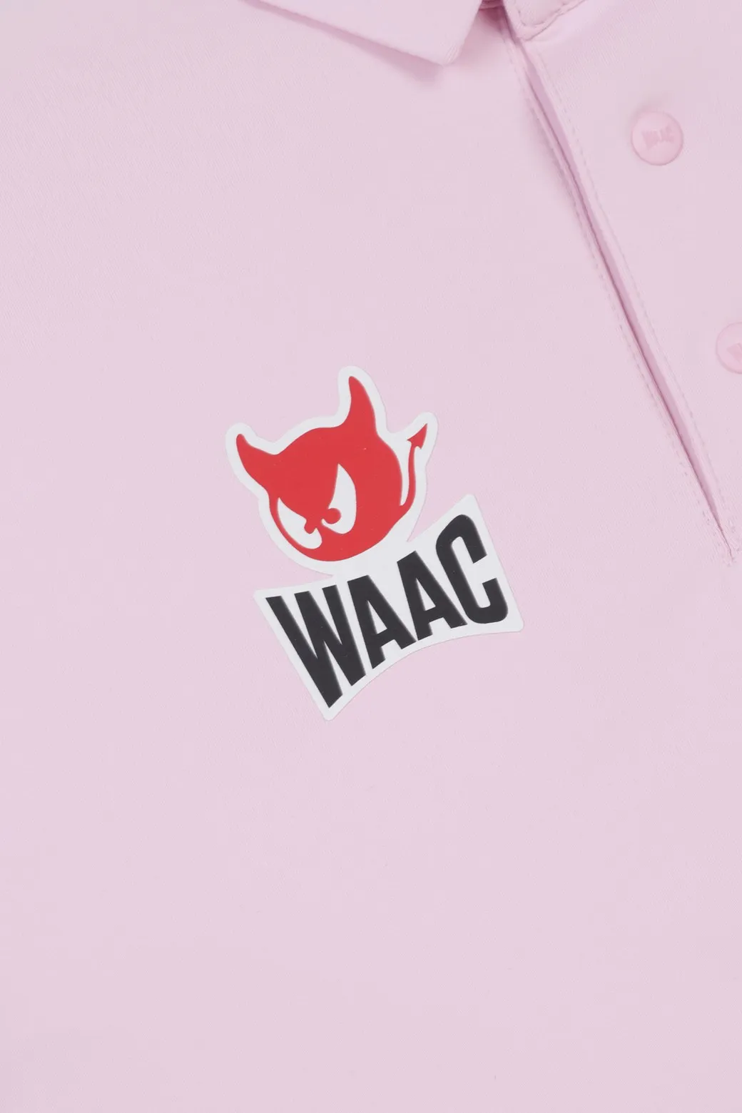 WAAC Kid's Public First Tee Short-Sleeved Polo Pink