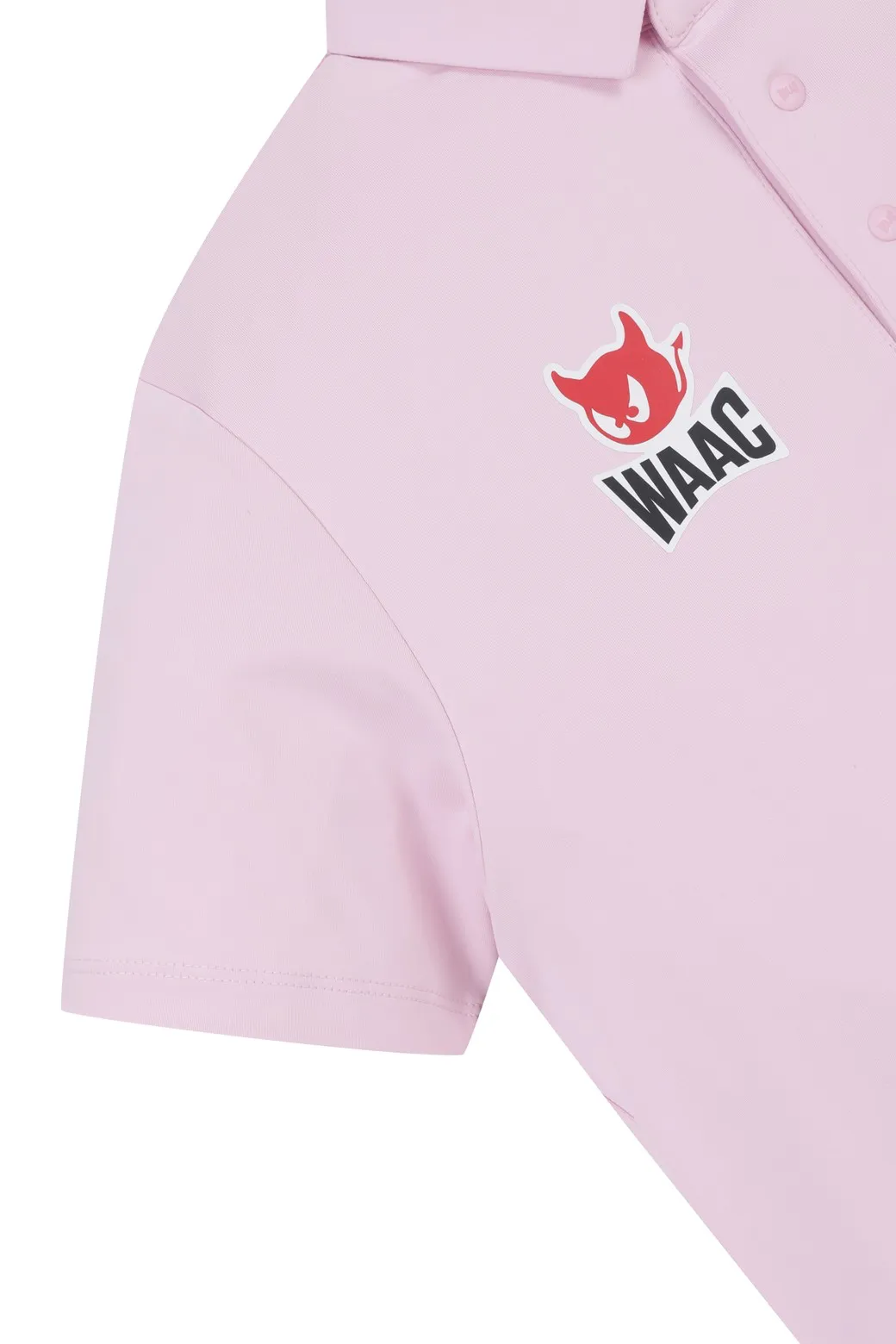 WAAC Kid's Public First Tee Short-Sleeved Polo Pink