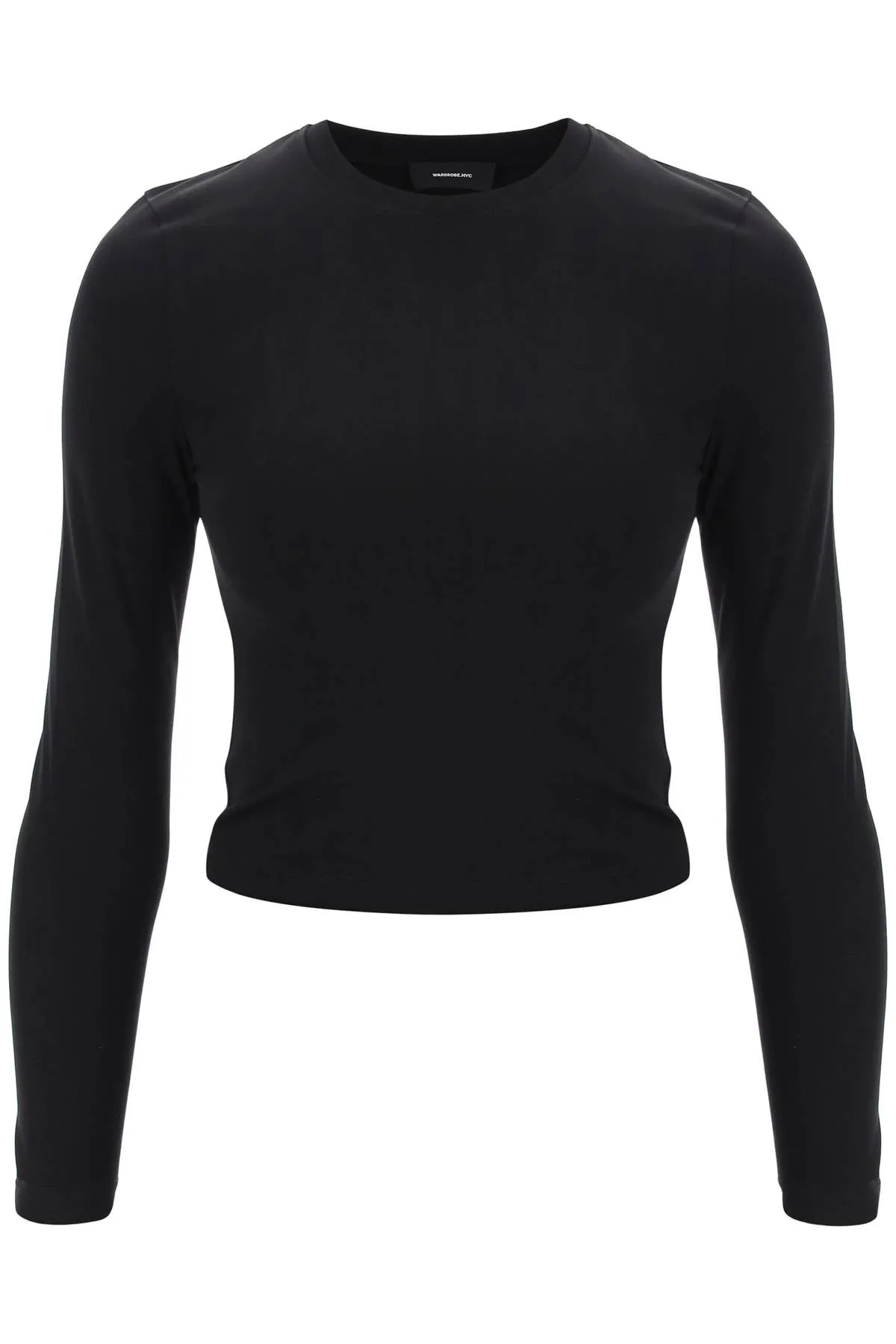 Wardrobe.nyc long-sleeved t-shirt W1073R15 BLACK