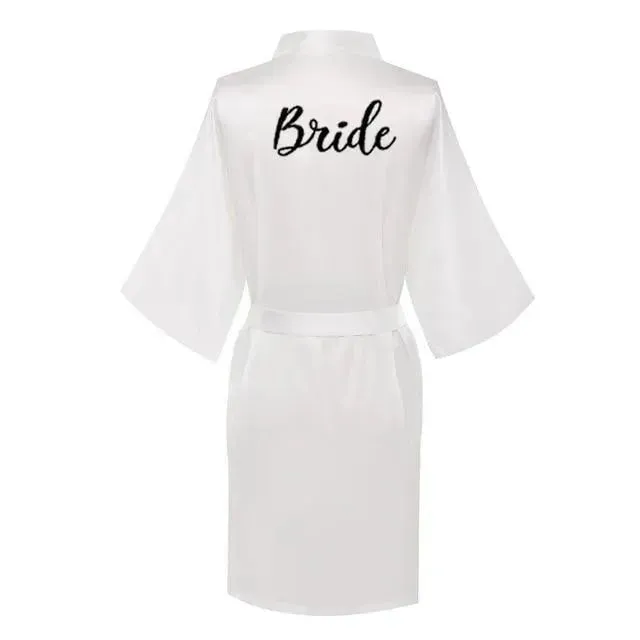 White Wedding Nightgowns - Letter Robe