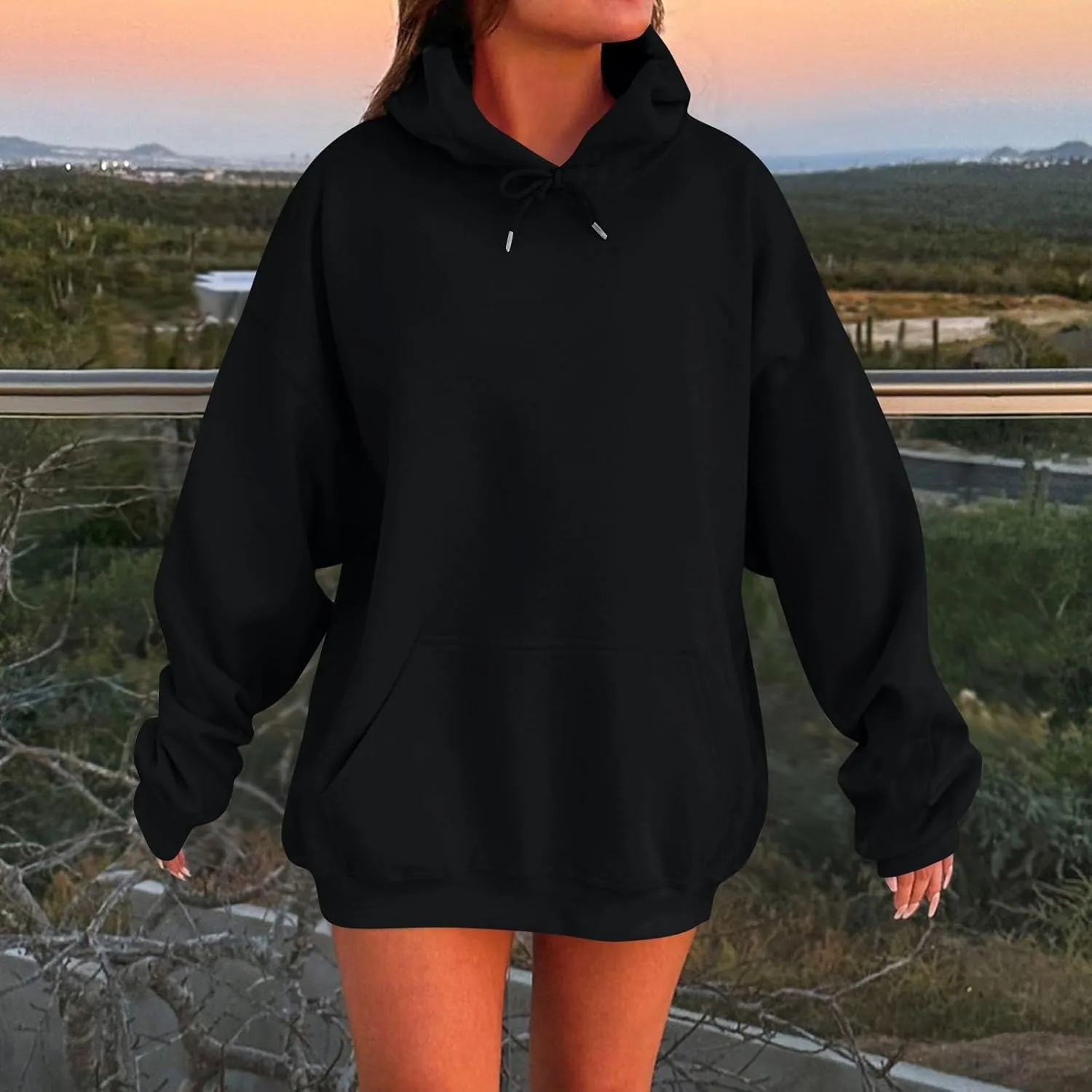 Women Oversized Hoodies Winter Cute Sweatshirts Fall Fashion 2024 Pullover Y2K Trendy Outfits Winter Clothes