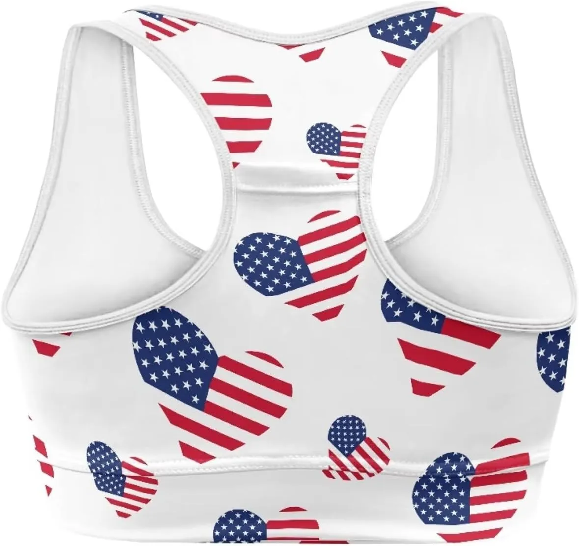 Women Racerback Workout Tank Tops Removable Padded Crop Tops