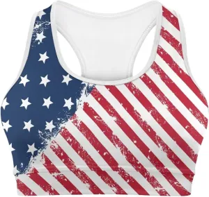 Women Racerback Workout Tank Tops Removable Padded Crop Tops