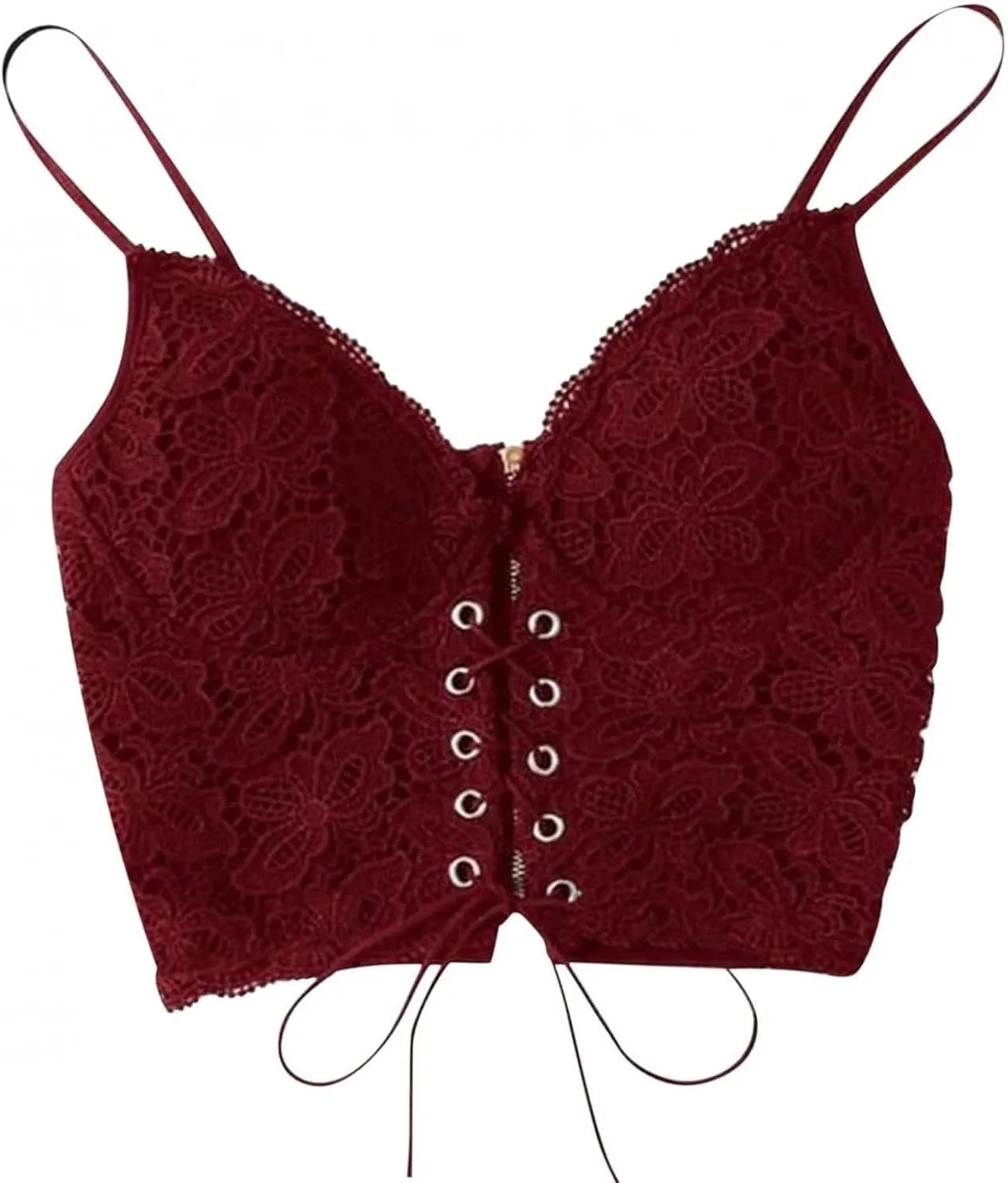 Women Sport Bras Sexy V Neck Cami Vest Padded Seamless Bralette One Piece Push up Lace Bra Detachable Straps Bandeau