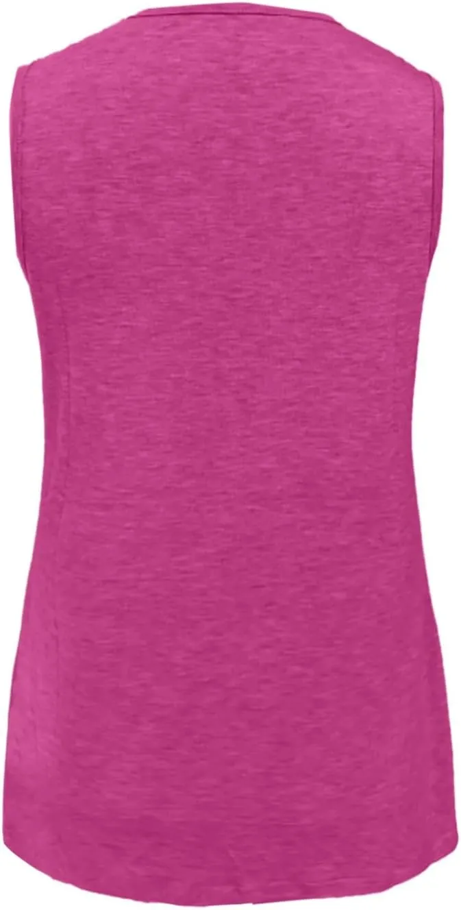 Women Tank Tops 2025 Comfy T Shirts Dressy Sleeveless V Neck Summer Loose Fit Tank Tops Tees
