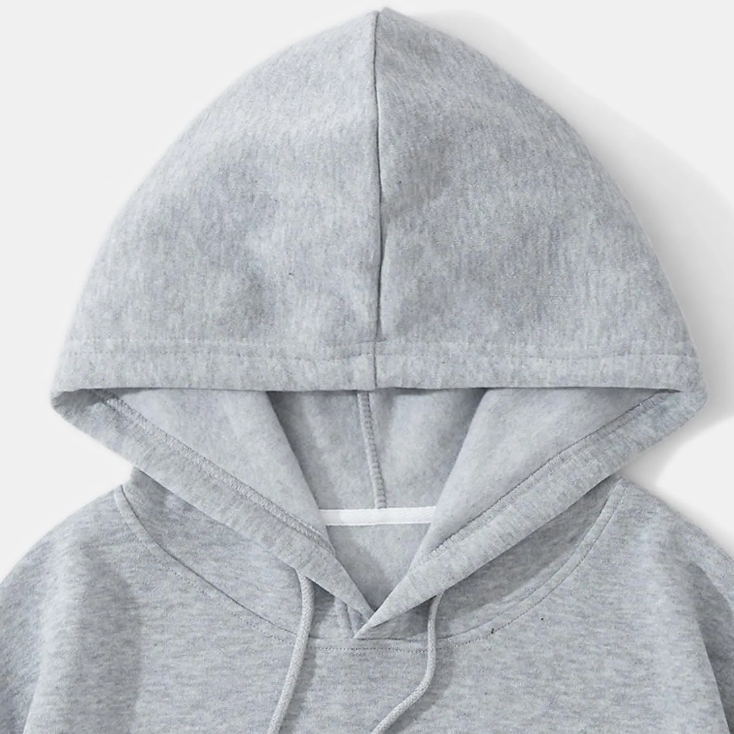 Women Trendy Cropped Hoodies Fleece Hooded Sweatshirts Comfortable Pullover Fall Winter Outfits Long Sleeve Tops