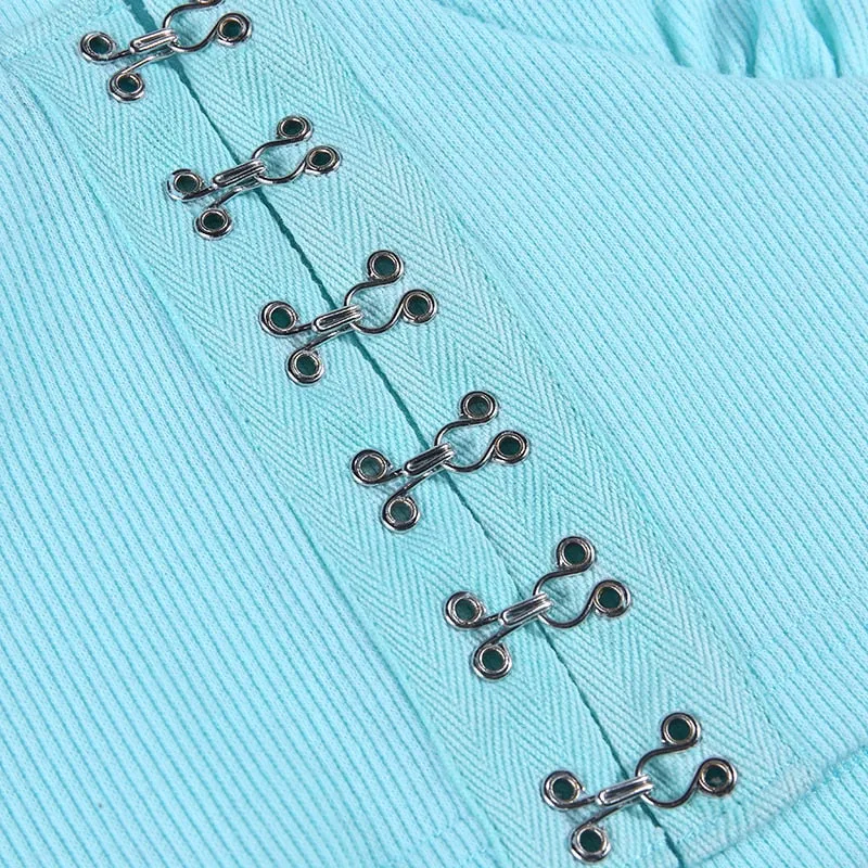 Women's Casual Cotton Short Sleeve Crop Top