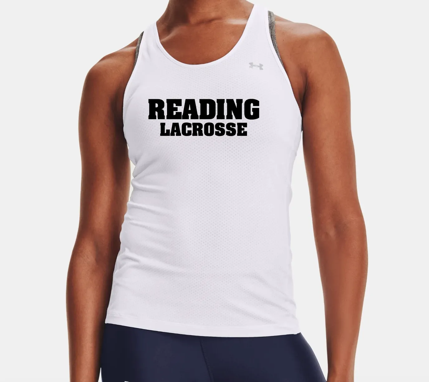 Women's HeatGear® Armour Racer Tank-CAN-RGL24-1328962-White