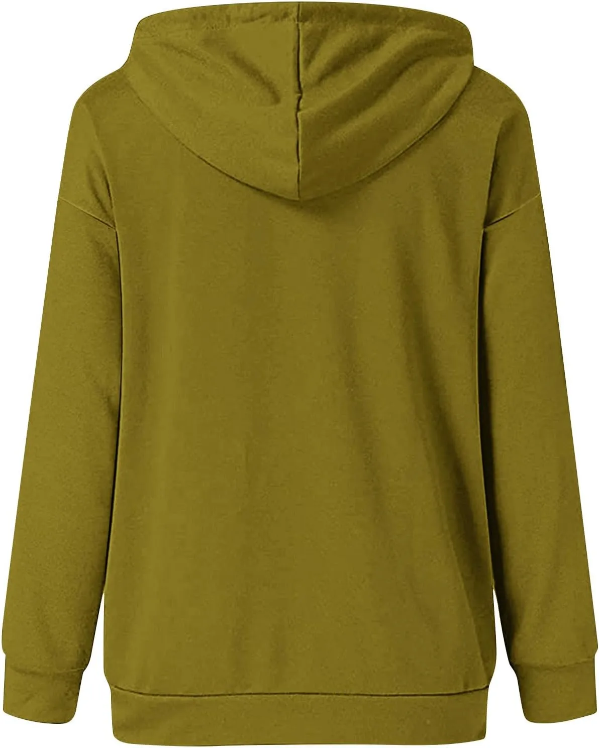 Womens Hooded Sweatshirts Pullover Comfy Long Sleeve Pullover Tops Button Up Loose Fit Blouses Shirts with Pockets