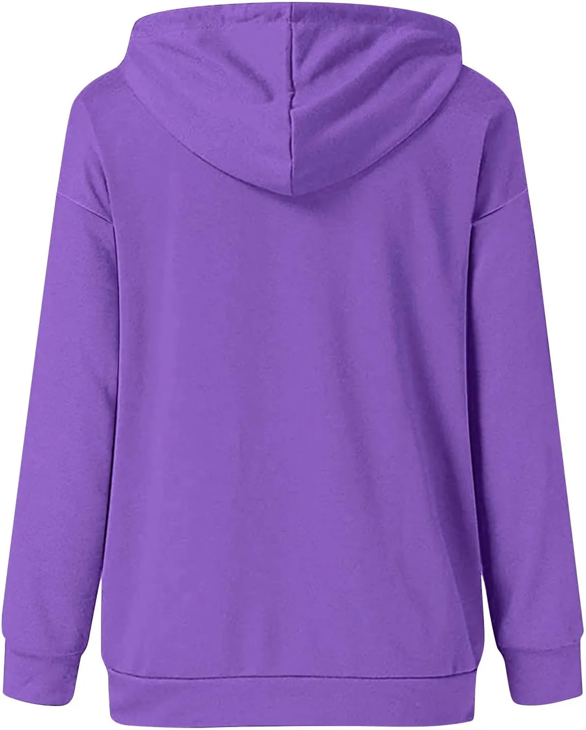 Womens Hooded Sweatshirts Pullover Comfy Long Sleeve Pullover Tops Button Up Loose Fit Blouses Shirts with Pockets
