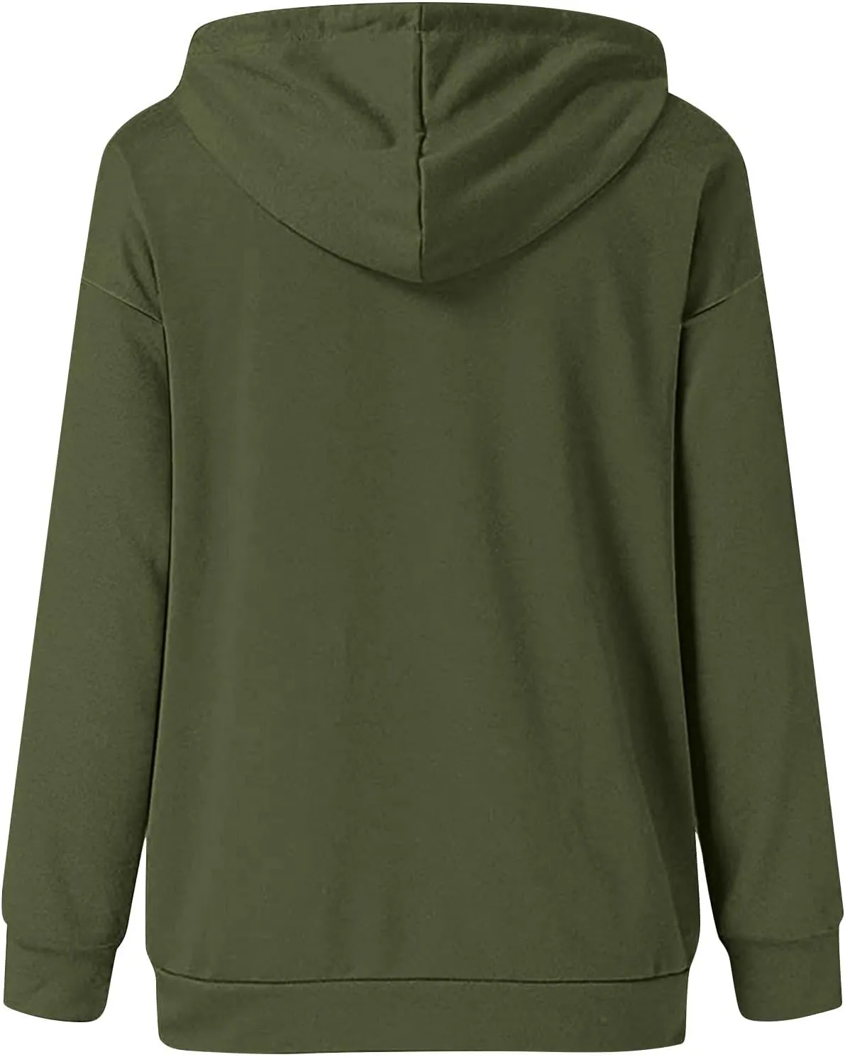Womens Hooded Sweatshirts Pullover Comfy Long Sleeve Pullover Tops Button Up Loose Fit Blouses Shirts with Pockets