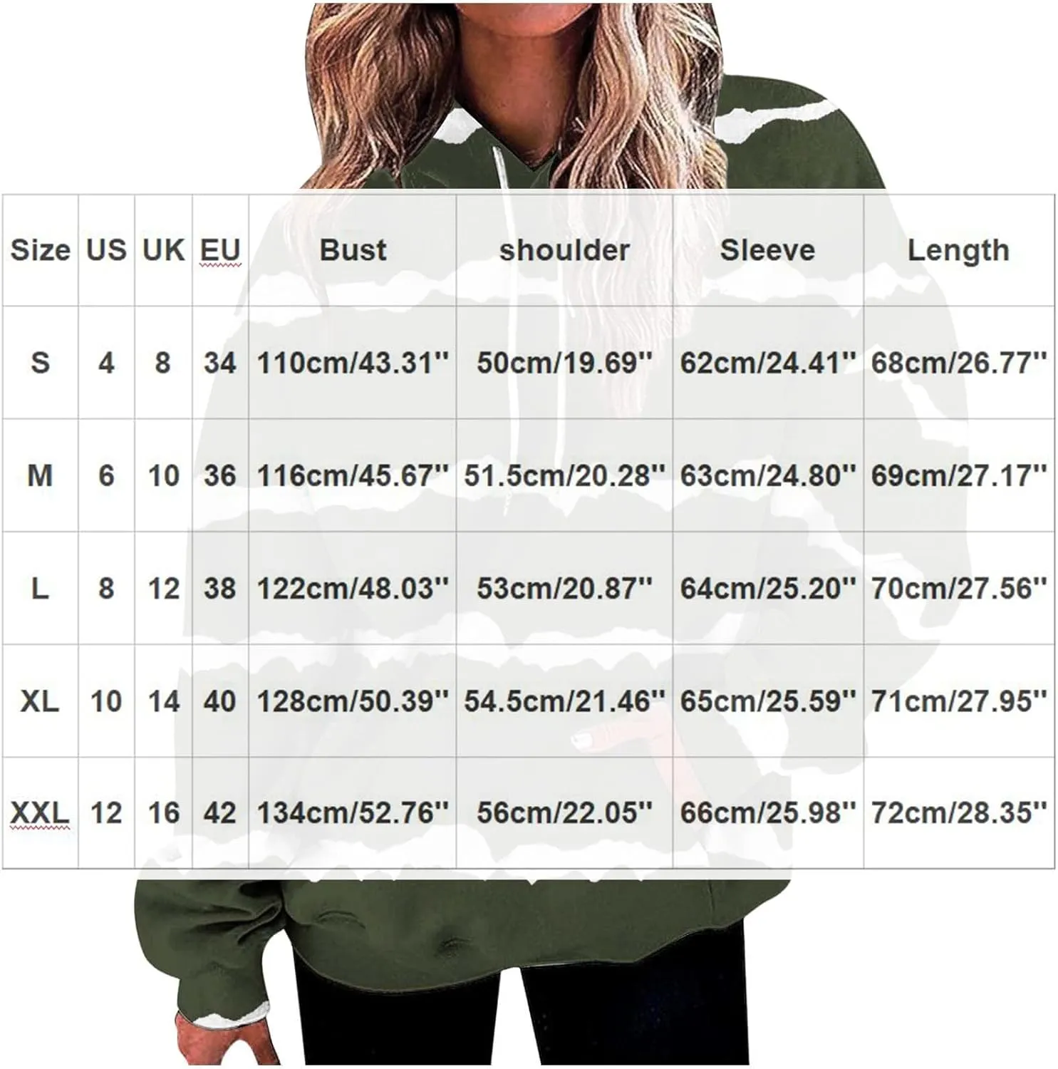 Women's Hoodies Sweatshirts Cute Long Sleeve Tops Loose Fleece Pullovers with Pocket