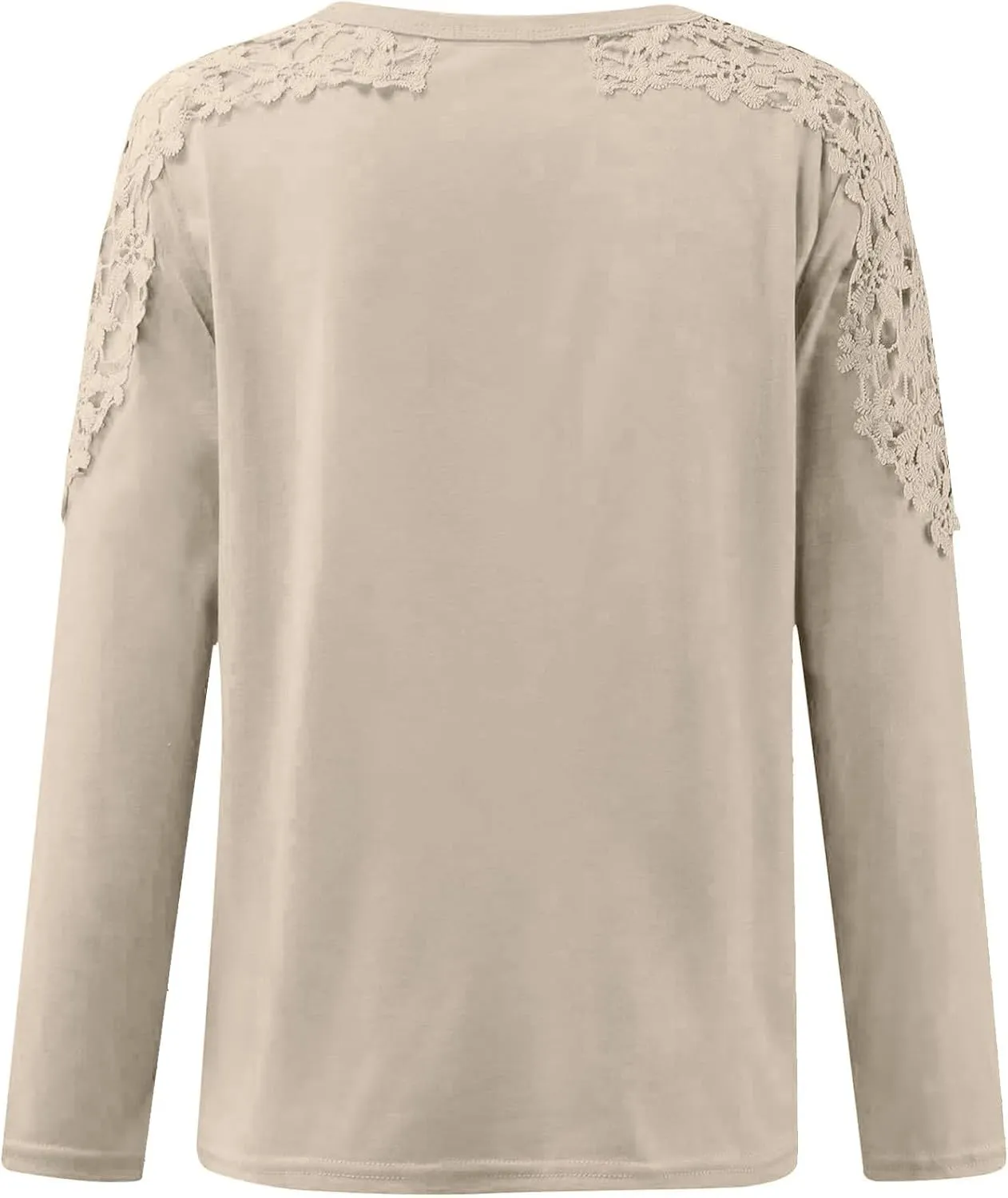 Womens Lace Crochet Tunic Tops Loose Fit Dressy Casual Short Sleeve Floral Long Sleeve Blouses Shirts Pullovers