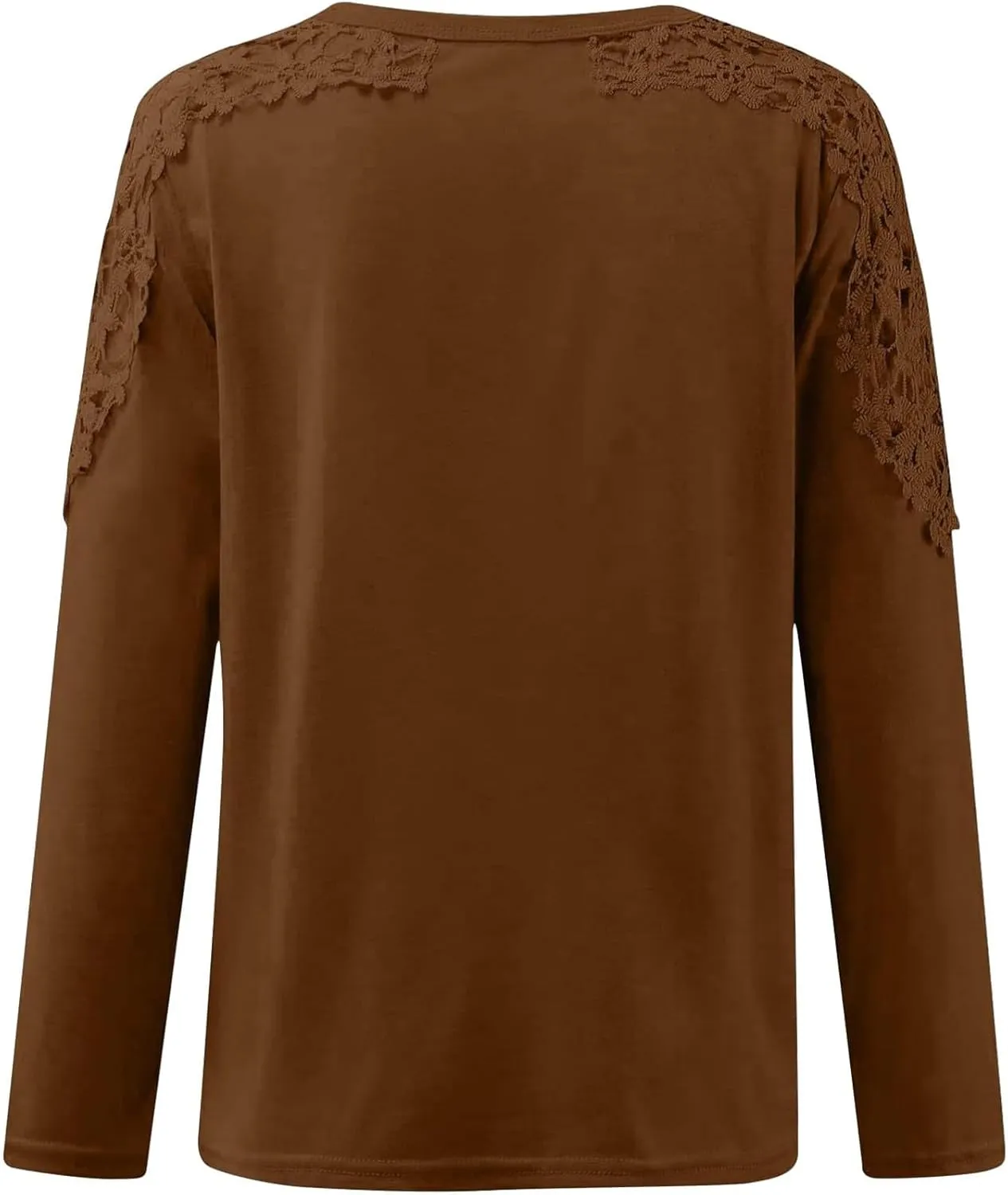 Womens Lace Crochet Tunic Tops Loose Fit Dressy Casual Short Sleeve Floral Long Sleeve Blouses Shirts Pullovers
