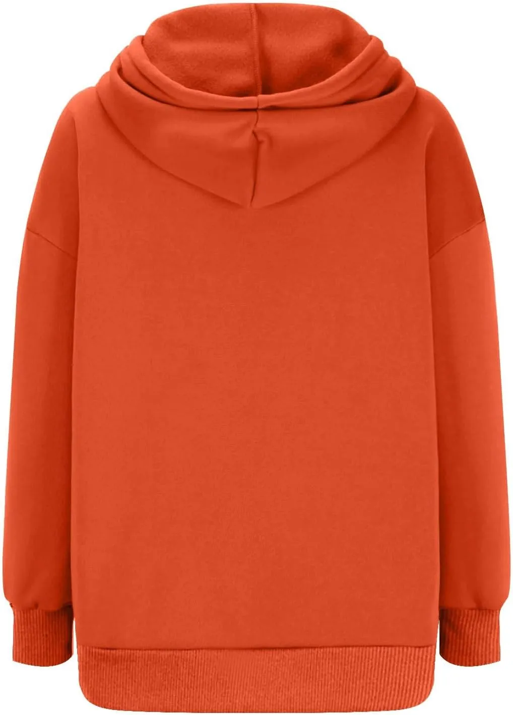 Womens Long Sleeve Tops Drawstring Pullover Tops Fall Lightweight Hoodies Loose Fit Business Casual Clothes Fall