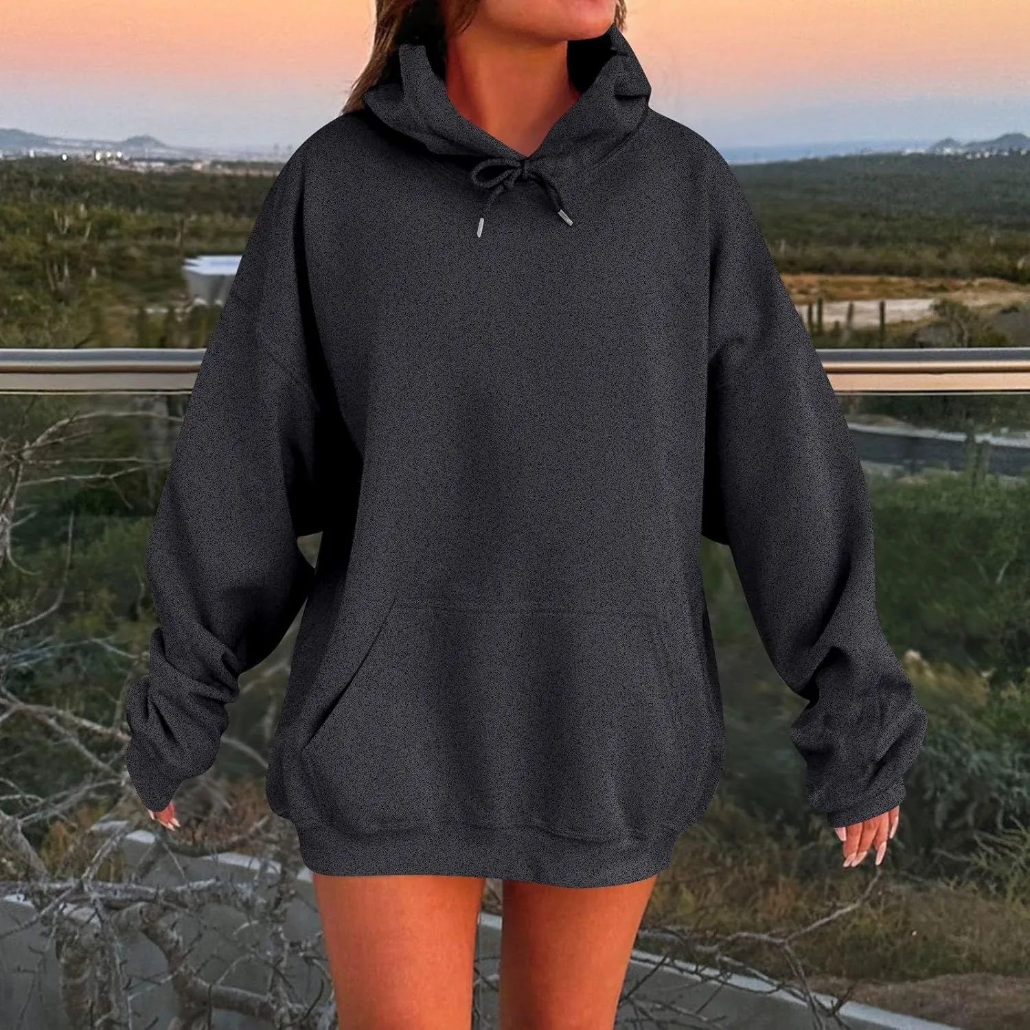 Womens Oversized Hoodies Winter Cute Sweatshirts Pullover 2024 Fashion Tops Trendy Outfits