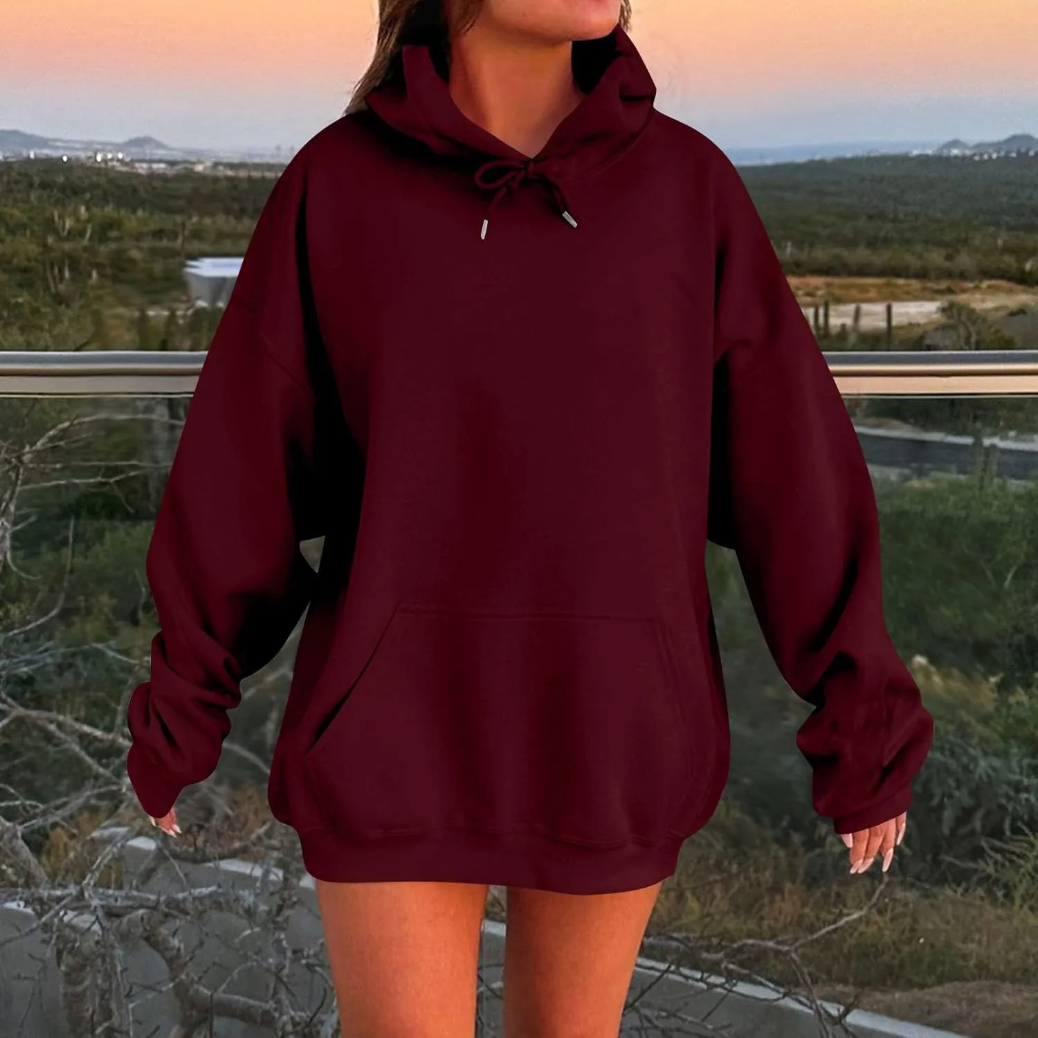 Womens Oversized Hoodies Winter Cute Sweatshirts Pullover 2024 Fashion Tops Trendy Outfits