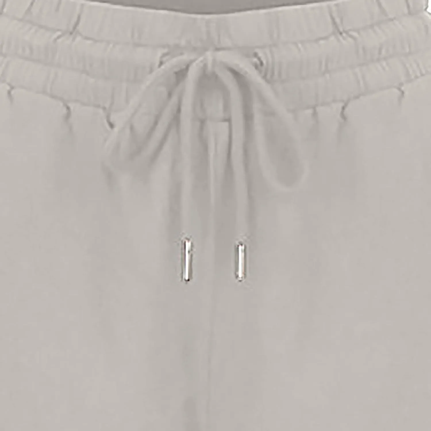Womens Summer Fashion Linen Cotton Pants Casual Drawstring High Waist Loose Fit Beach Vacation Trousers with Pockets