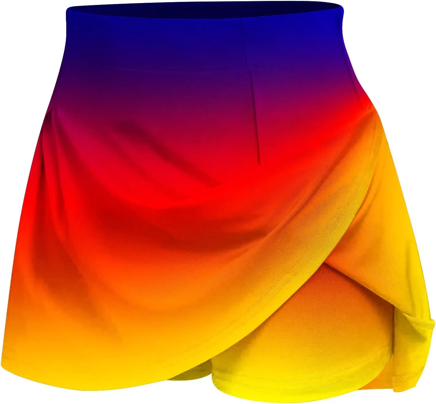 Womens Summer Tennis Skirt High Waisted Athletic Golf Skorts Boho Floral Shorts Running Workout Pickleball Clothes