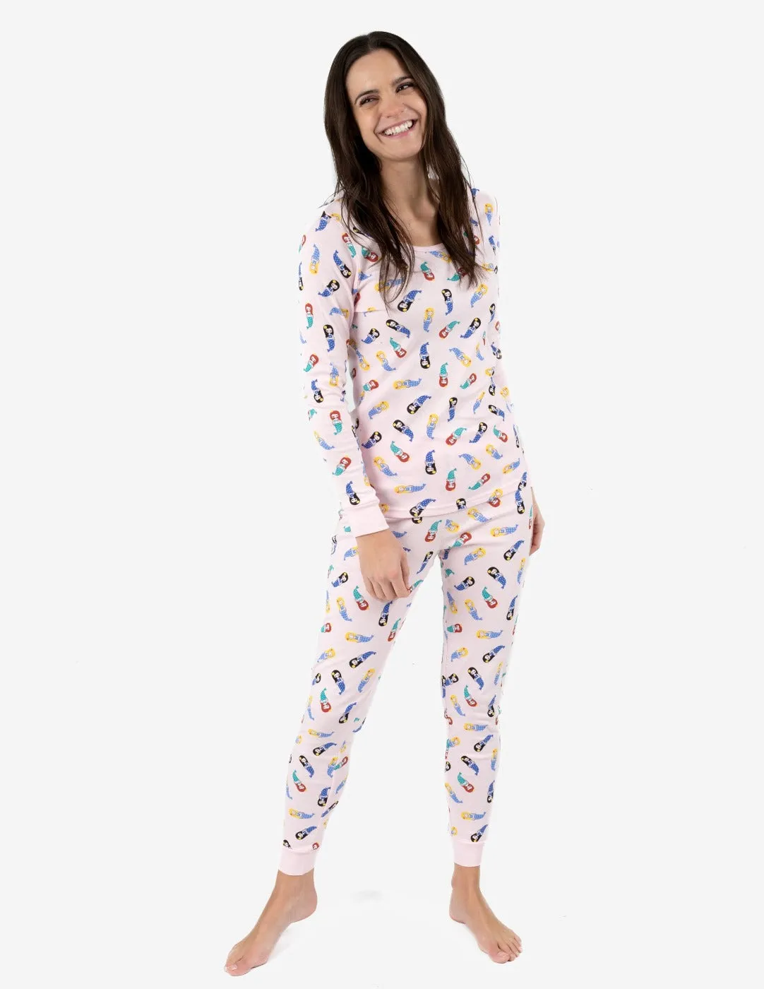 Women's Two Piece Cotton Pajamas