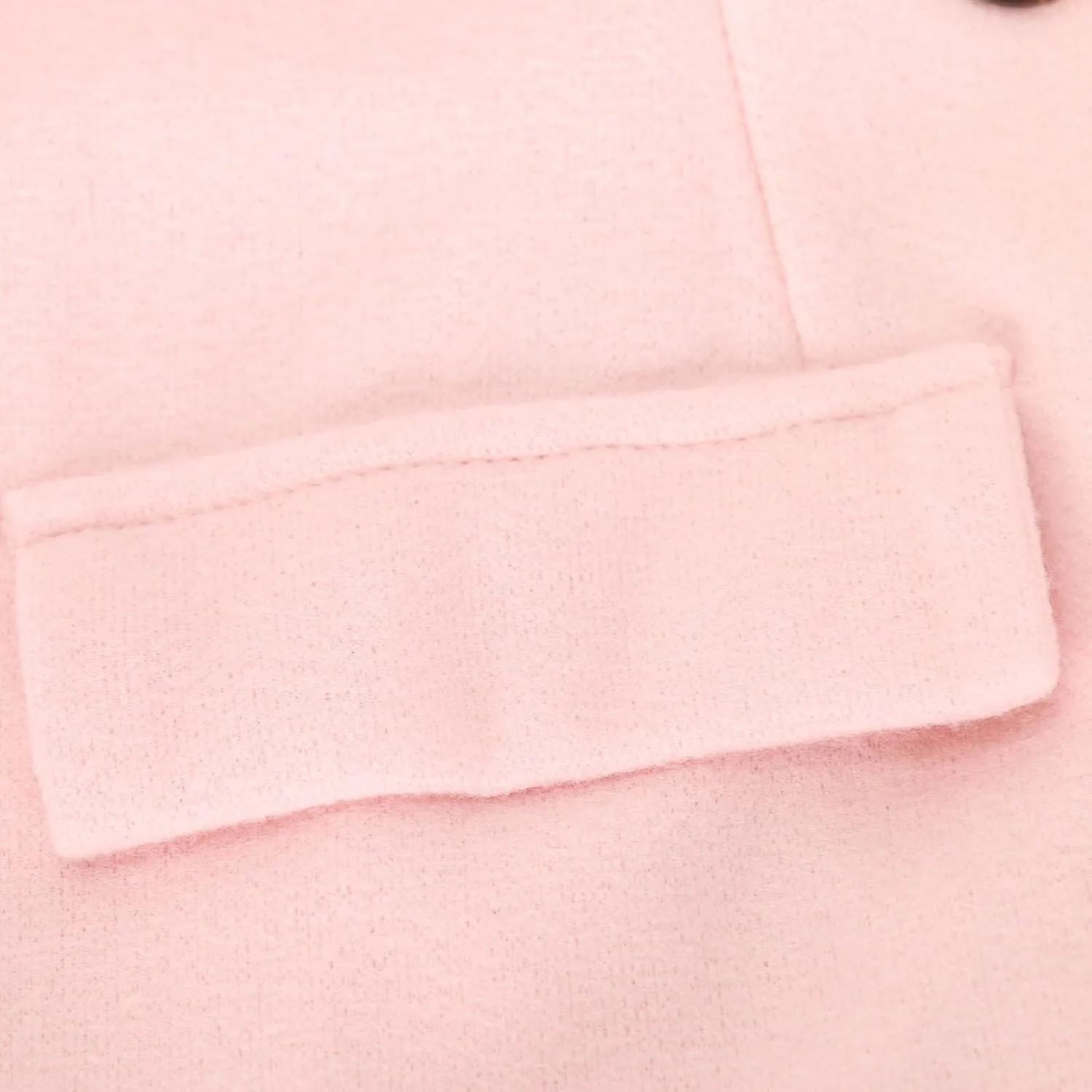 Women's Winter Wool Coats Double-Breasted Notched Lapel Warm Work Jacket Midi Long Peacoat Long Sleeve Solid Pea Coat