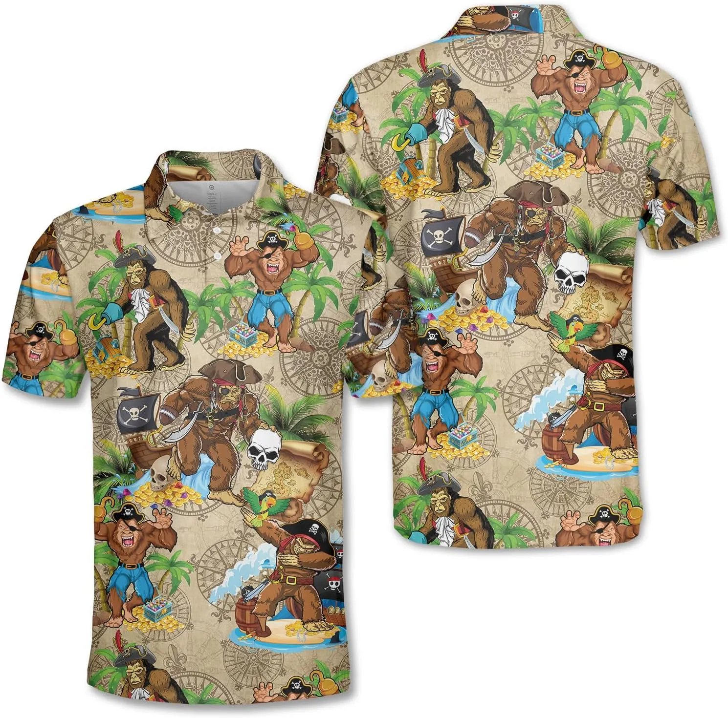 World's Okayest Golfer Funny Personalized Crazy Golf Shirts for Men, Men's Golf Shirts Short Sleeve, Lightweight Golf Polos
