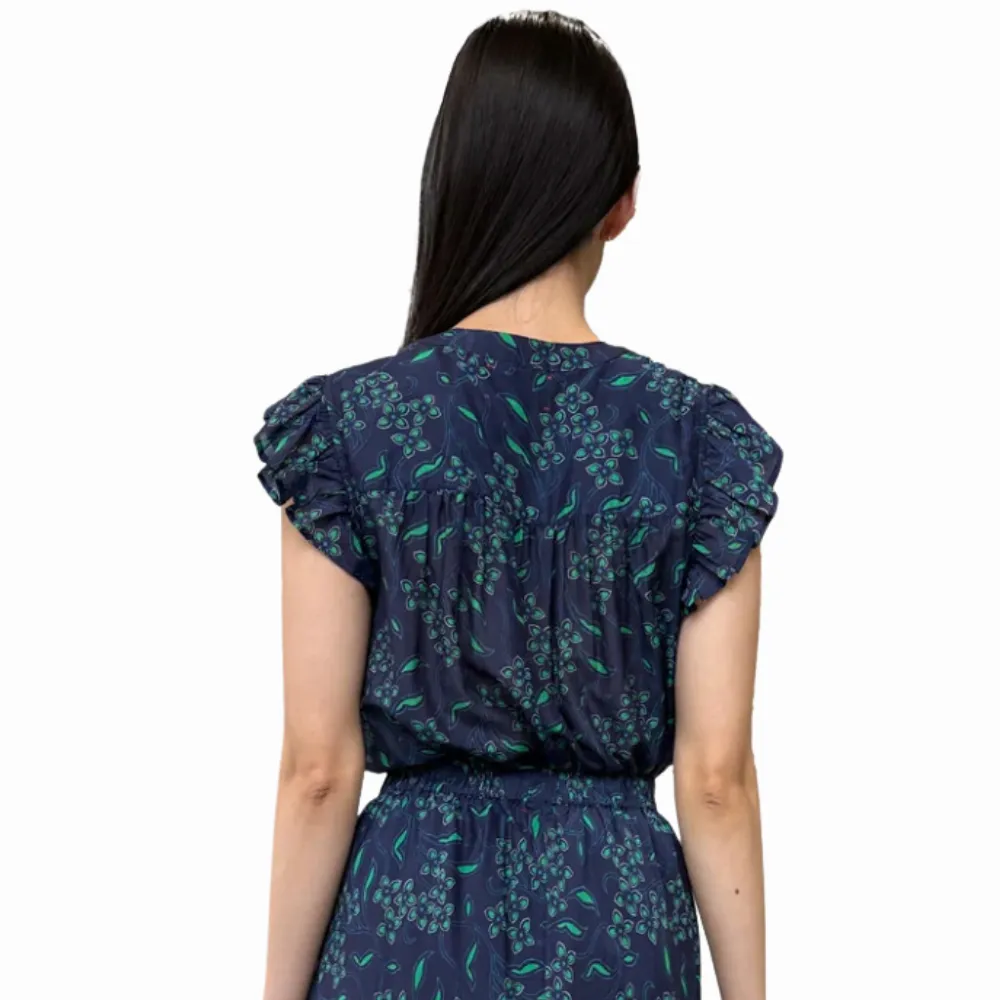 Xirena Bria Shirt - Navy Green