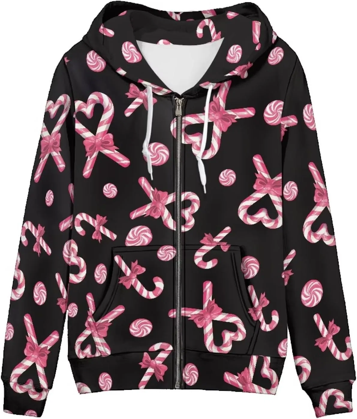 YEXIATODO Women's Zip Up Hoodies Long Sleeve Hooded Sweatshirt Jacket