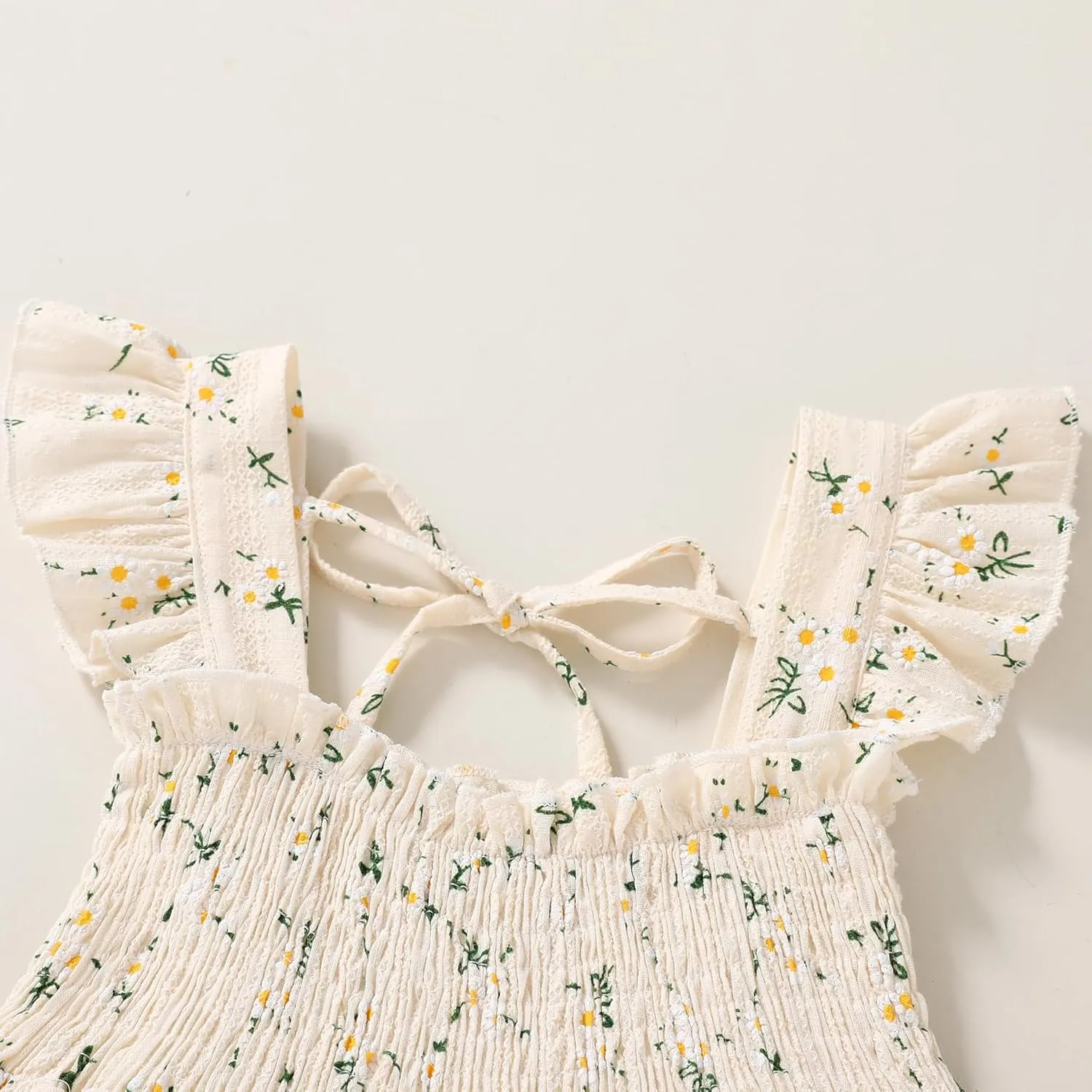 YOUNGER TREE Toddler Girl Dress Kids Sleeveless Ruffle Dresses for Girls Summer Outfits Beach Sundress
