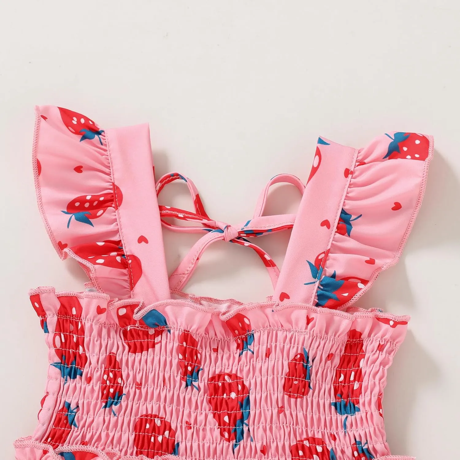 YOUNGER TREE Toddler Girl Dress Kids Sleeveless Ruffle Dresses for Girls Summer Outfits Beach Sundress